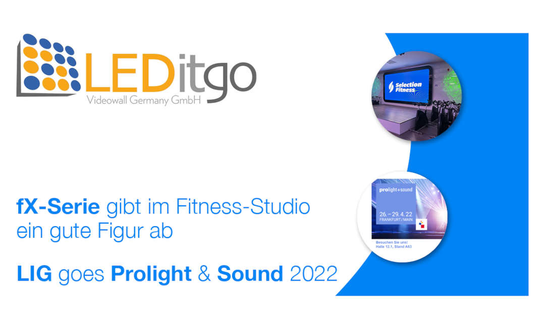 Festinstallationsprojekt an mehreren Standorten – Prolight & Sound 2022